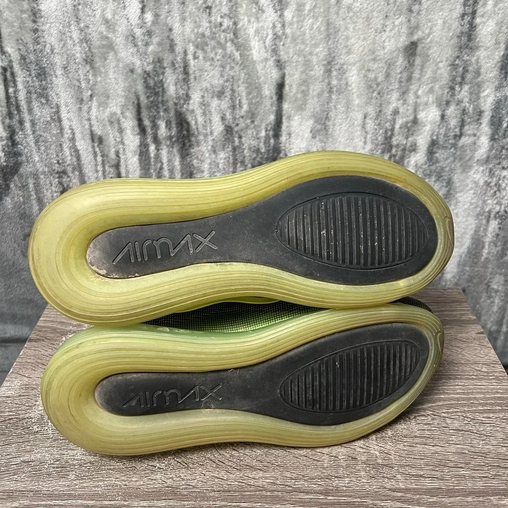 Nike Air Max 720 Neon Collection Volt Green Black Men's Size‎ 11.5 A02924-008
